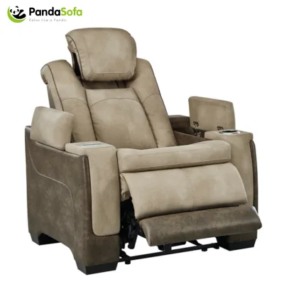 CY Electric Power LED Wireless Reclining Sofa Set Recliner Chair Extendable Massage Modern Design Living Room Wood OEM 2 Years