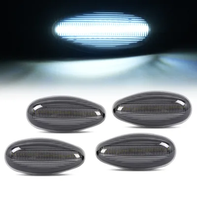 White LED Side Marker Lights for Chevy Silverado 1500 2500 hd 2001-07 Dually Bed