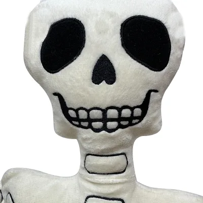Hot Sale 110CM White Skeleton Plush Toy Wholesale Mr Bones Halloween Stuffed Doll Popular Plush Figure Toys