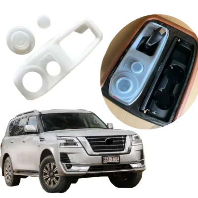 New Soft Rubber Interior Dust Proof Gear Box Cover for Nissan Patrol Y62 2020 2021 Accessories