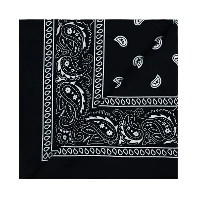 12 Pieces 100% Cotton Floral Paisley Pattern Ethnic Style Square Headscarf for Adult