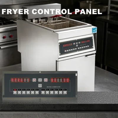Industrial Grade Temperature Controller MK1067 304 Stainless Steel and PET Fryer Control Panel Thermostat Custom OEM
