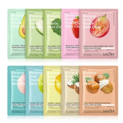 Botany and Fruits Skin Care Plant Facial Mask Beauty Sheet