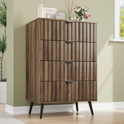 Wholesale Queen Size White Dresser New Innovations Bedroom Furniture with RFID Drawer Cabinet Lock Fingerprint Chinese Sideboard