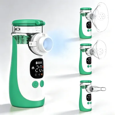 2026 Newest Rechargeable Mesh Nebulizer Advanced Electric Inhaler CE MDR Atomizer for Home Use