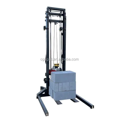 1.5T 2T Capacity Powered Pallet Truck Electric Stacker Forklift Stand-on Battery Electric Stacker Pallet Jack Stacker