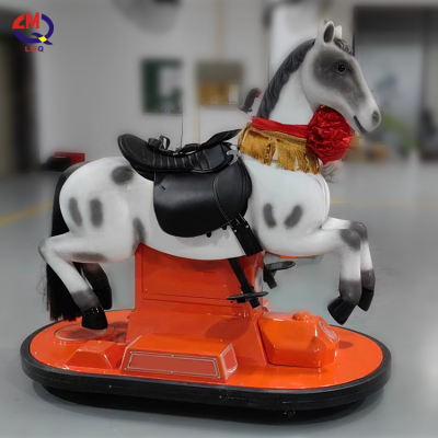 Children Favorite Amusement Games Walking Mechanical Electric Horse Ride on Car Simulator Riding Racing Horse Rides
