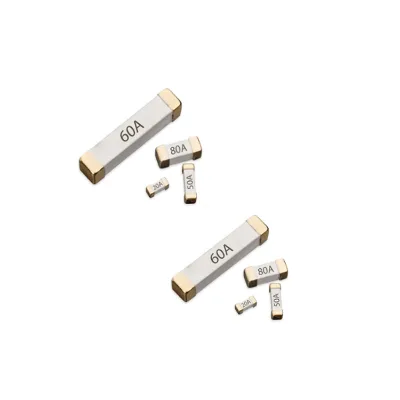 15A 20A 25A 30A 40A 50A 60A 80A 100A 600V 4.5x12mm 5x12mm High Ampere Fast Time Lag Acting SMD Thermal Fuse Ceramic Fuse