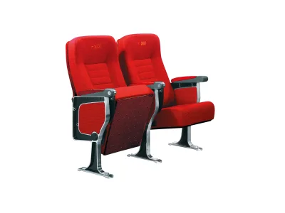 Wholesale Aluminium Armrest Auditorium Chair DWG Retractable Seating HONGJI