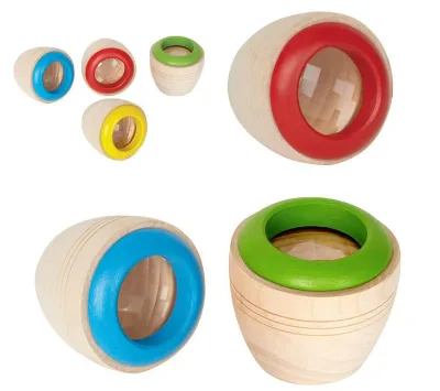 Classic Children's Educational Toys Wooden Kaleidoscope Preschool Learning Interactive Kaleidoscope Toys