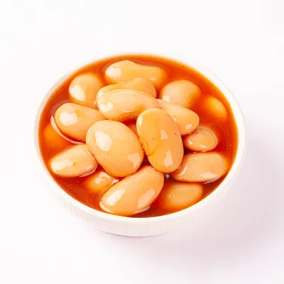 Packaging Glass Can Wholesale Canned Spicy Taste Cashew Bean and Vegetable Food