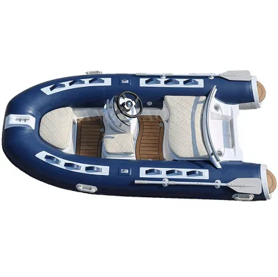11ft 3.3m Luxury Fiberglass Hulled RIB Boat for Adults PVC & Hypalon Material for Racing & Lake Usage Outdoor