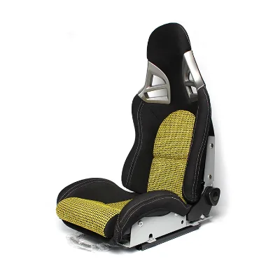 Professional Black Racing Seat Installation Large Size Fiber Glass Bucket Racing Seat