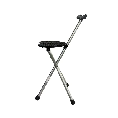Portable Folding Cane Chair Los Bastones Silla Baston Plegable Asiento Silla Bastn Walking Stick Cane with Seat Chair