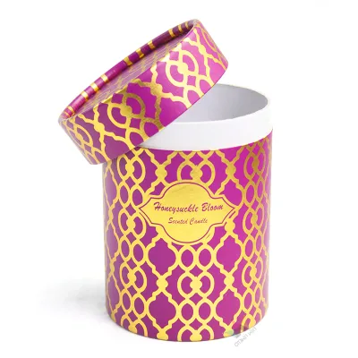 Hot Sale Round Paper Gift Box for Valentine's Day Preserved Roses Flower Jewelry Packaging