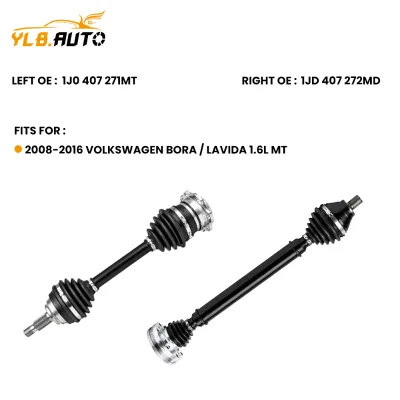 Precision Engineered Drive Shaft CV Axle for VW Bora Lavida 2008-2016 1J0407271MT 1J0407272MD