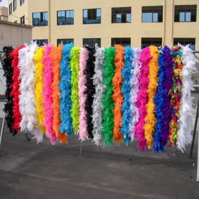 Low-Cost Wholesale Turkey Chandelle Feather Boa, for Carnival Samba Costume, Party Dress Accessory, Wedding Decoration,DIY Craft