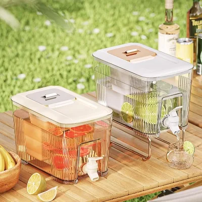 MY1552 Item Cold-water Pitcher Faucet Refrigerator-Safe 6L High-Temperature Resistant Summer Cold-Water Bucket Large-Capacity
