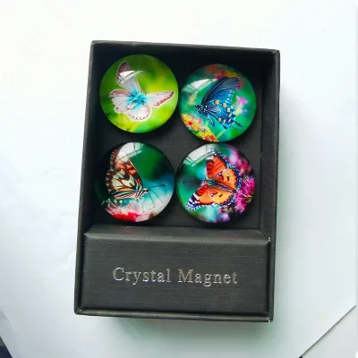 High Standard Commemorative Wholesale Fine Workmanship Transparent Refrigerator Magnets Sticker