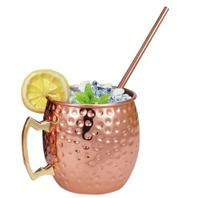 Stainless Steel Moscow Mule Mug Copper Cup Coffee Mug Handmade Moscow Copper Mule Mug for Gifts