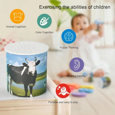 Wholesale Funny Interactive Prank Cow Sounds Toy ABS Plastic Low Power Consumption for Playing