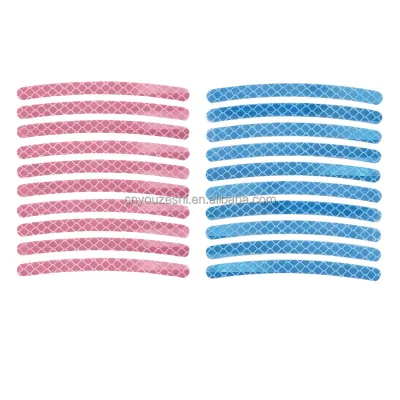 20Pcs Car Reflective Stickers Car Wheel Hub Rim Stripe Tape Decals Multi-color