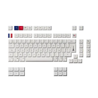 Akko BOW ISO FR AZERTY Keycap Cherry Cherry Keycaps DIY 110 Keys French Keycaps