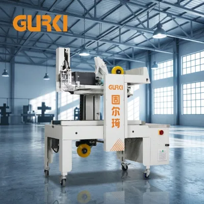 GURKI GPETB-36 Electric Easy to Operate Automatic Carton Sealer & Real-time Print Labeling Applicator for Fulfillment Center