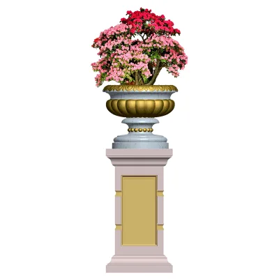 Exterior Garden Concrete Flower Pot Planter Plastic Molds for Concrete Plastic Barrie Moulds Concrete Mold Baluster
