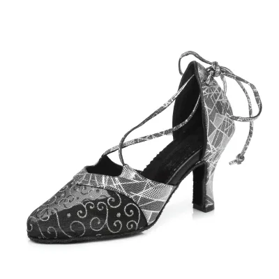 Flash + PU pattern upper L337 ballroom dance shoes wholesale