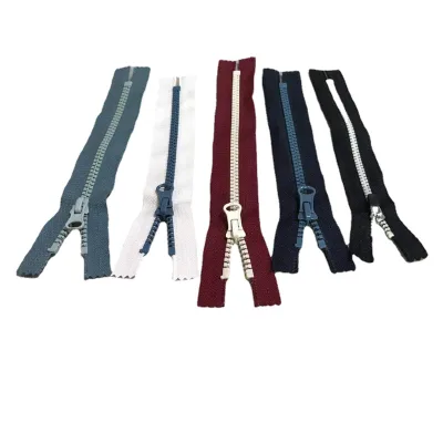 No. 3 No. 5 No. 8 Resin (Plastic Steel) Closed Color Zipper Any Size Directly Supplied Manufacturers Featuring Durable