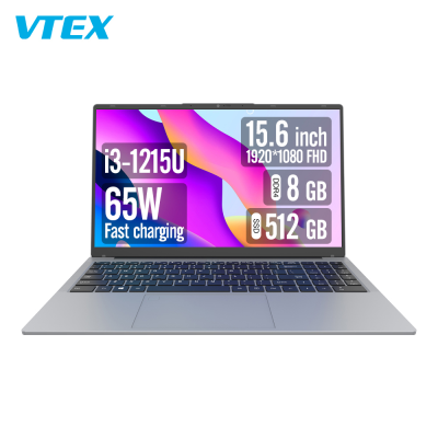 New Arrived 15.6 Inch 8Gb Ddr4 512Gb Notebook Manufacturers Laptops Brand New Core I3 12Th Laptop With 65W Pd Port