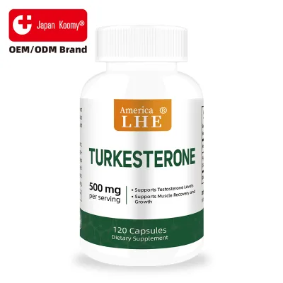 High Quality Turkesterone Extract Supplement 500mg to Ecdysterone for Men's Health Support Turkesterone Capsules 120 Capsules