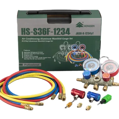 Wholesale Products A/C System Aluminum Manifold Gauge Set for R1234yf