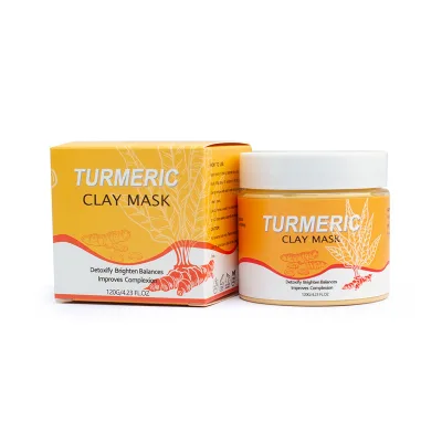 Wholesale High Quality Natural Turmeric Clay Mud Mask Nourishes Improve Skin Vitamin c Turmeric Clay Mask