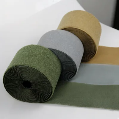 Customized 22/25/38/50/100/150mm Width 100% Nylon Strong Adhesive Hook & Loop Multi-purpose for Tactical Gear Bag Backpack