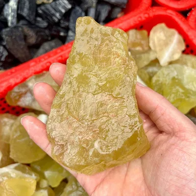 Loose Gemstone Big Size Rough Citrine Quartz Crystal Raw Large Citrine Stone for Healing