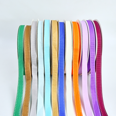 Ribbed Ribbon Jumper Gift Wrap Flower Ribbon Webbing Ribbons With logo