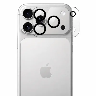 Hard Metal Matte Full Cover Camera Lens Protector Film for iPhone 17 9H+ Tempered Glass Frosted Aluminium Alloy Lens Protector