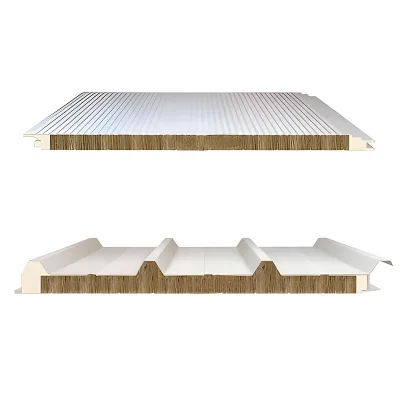 Lightweight Thermal Insulation AZM Metal-Faced Waterproof Roofing Sandwich Panels
