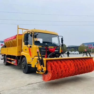 Small Start Snow Melting Agent Spreader with Gear and Motor for Car Hanging Road Salt Truck Winter Deicing