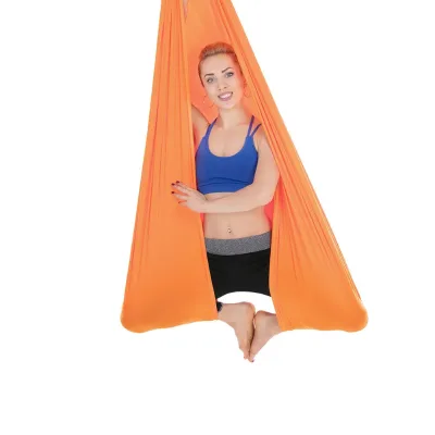 High Quality Low Stretch Aerial Silk 40 Denier Nylon Tricot Fabric for Aerial Yoga Hammock-Durable High Strength Customizable