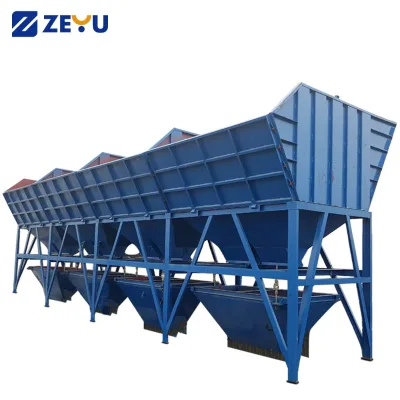 48-200m3/h aggregate weighing bins  Use proportioning concrete machine aggregate aggregate storage bins