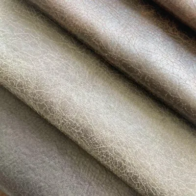 Embossed Printed Bronzed Bonded Knitted Polyester Faux Fur Suede Sofa Fabric Upholstery
