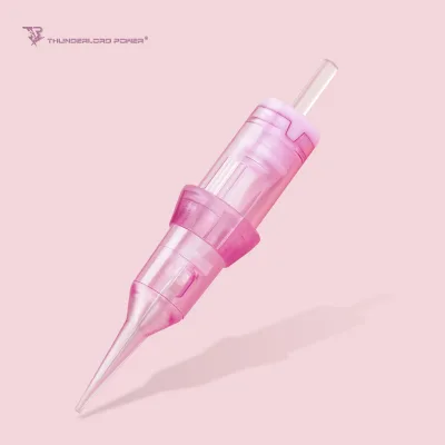 2022 New Biomaser Tattoo Needle with Back Flow Membrane pink Tattoo Machine Permanent Makeup Needle Tattoo Supplies Needles