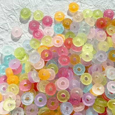 Frosting Donut Nail Charms Cute Resin Craft Glow in the Dark Nail Art Decoration Star Heart Bear Candy Charms for Nails