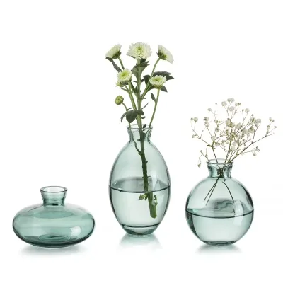 Luxury Art Deco Design Wedding Murano Glass Vase for Home Decor Tabletop Bar Mitzvah Candle Container