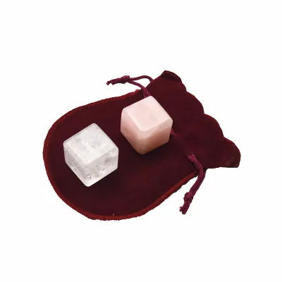 Custom Made Crystal Clear Art Glass Crystal Cube Shaped Paperweight for Study and Gift
