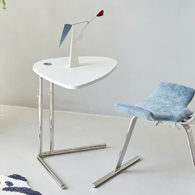 Designer Small Coffee Table Modern Nordic Style Side Table With Movable Corners Convertible Side Table
