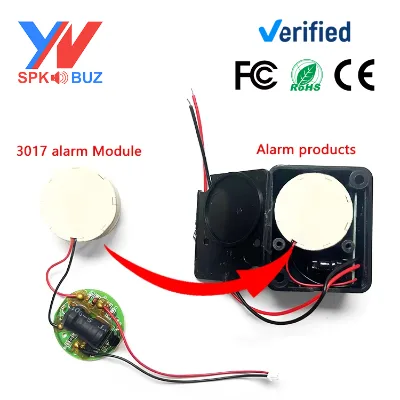 3017 30x17MM 12V Piezo Active Alarm Built-in Module Factory Customize Mini Internal Sound Component Circuit Board CE Certifice